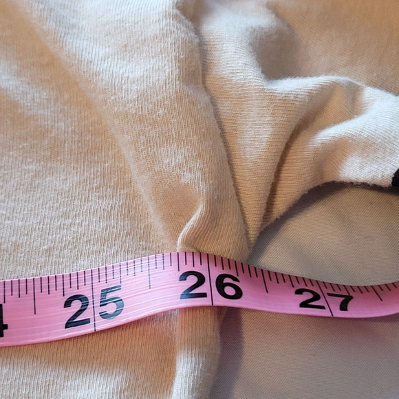 Marley Lilly Top XL Womans Animal Print Oatmeal Stripes Long Sleeve T-shirt - Picture 9 of 11